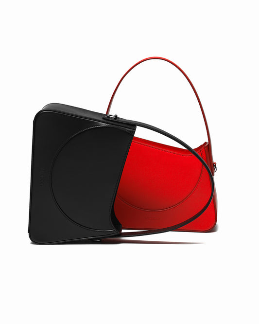 Micucci Milano regular bags in red and black version